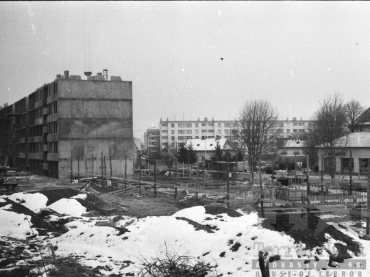 THM-BJ-06099 - Lakótelep építése Dombóváron az 1970-es években