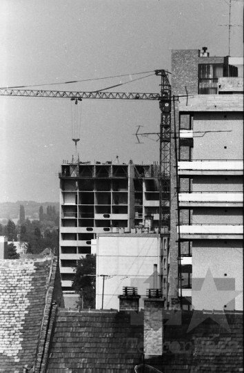 THM-BJ-09903 - Építkezés Szekszárdon az 1970-es években