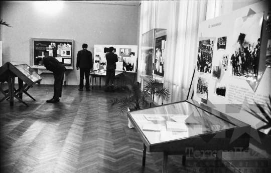 THM-BJ-10224 - November 7-i kiállítás a szekszárdi múzeumban az 1960-as években