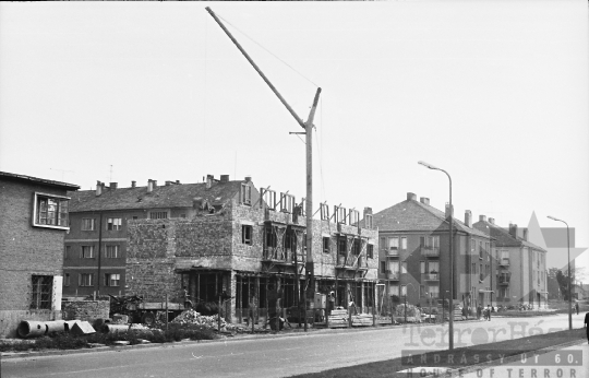 THM-BJ-10283 - Építkezés Szekszárdon az 1960-as években