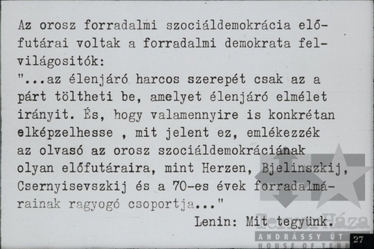 THM-DIA-2013.20.5.30 - Szemléltető képek a Szovjetunió kommunista (bolsevik) pártja történetéhez (1883-1901)