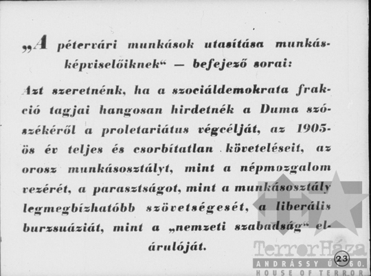 THM-DIA-2013.20.9.26 - Szemléltető képek a Szovjetunió kommunista (bolsevik) pártja történetéhez (1912-1914)